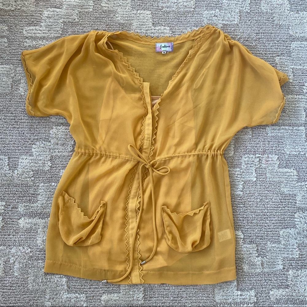 Mustard Blouse